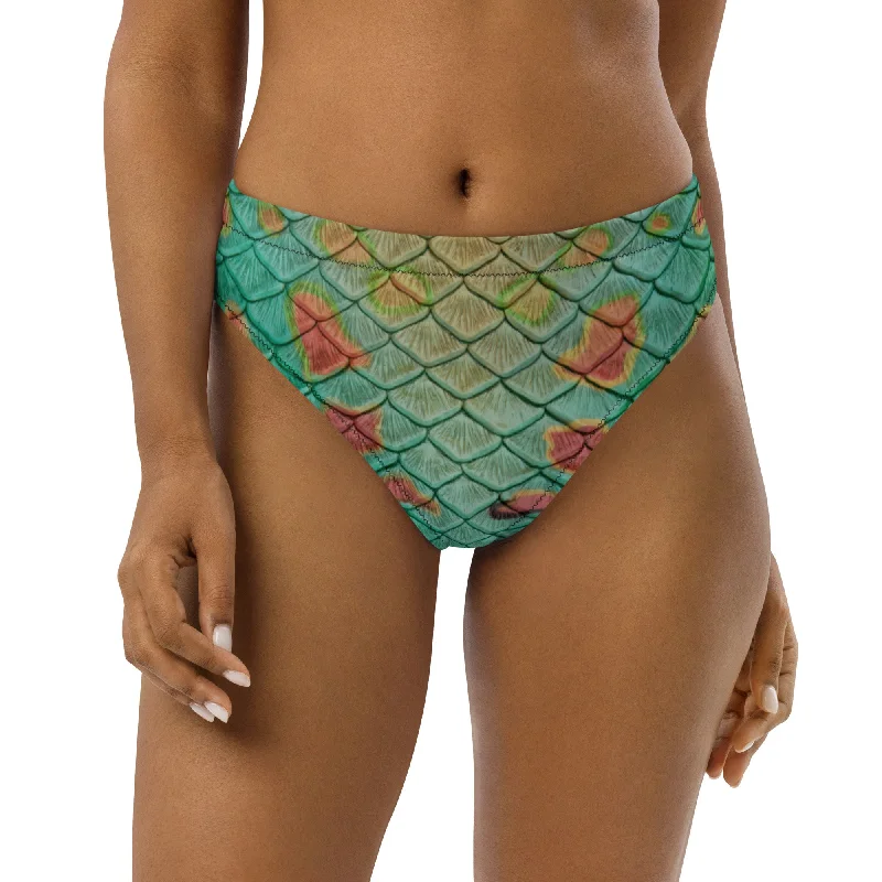 Pumpkinseed Recycled High-Waisted Bikini Bottom