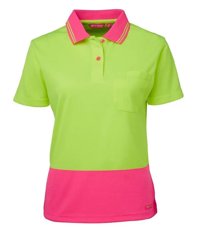 Ladies Hi Vis S/S Comfort Polo