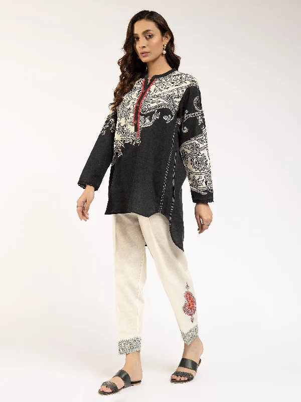 Printed Khaddar Kurti