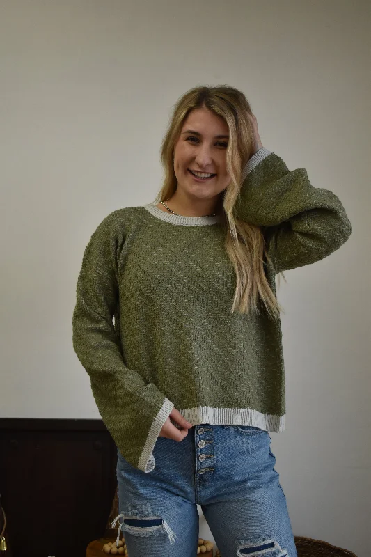 Sage & Grey Bell Sleeve Sweater