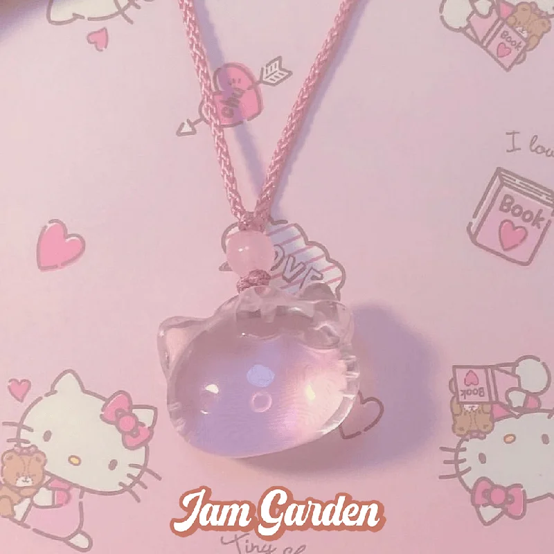 HelloKitty Pink Crystal Necklace / Bracelets