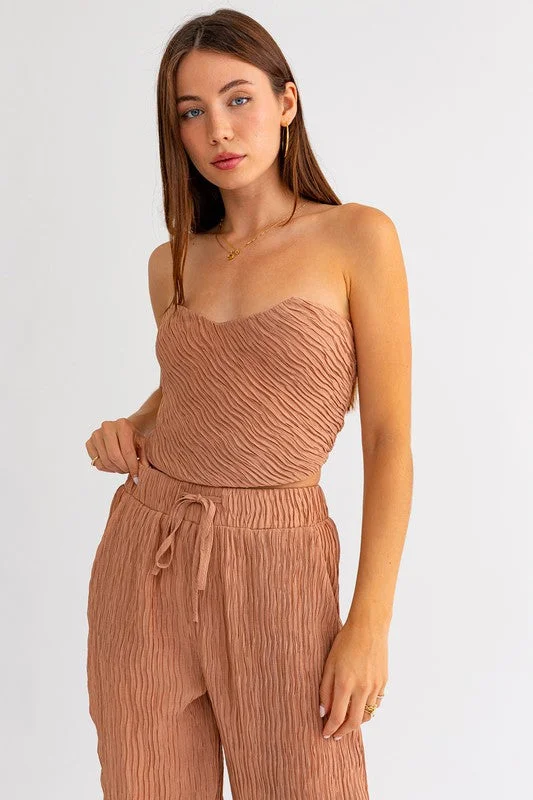 Athena Pleated Tube Top - Final Sale