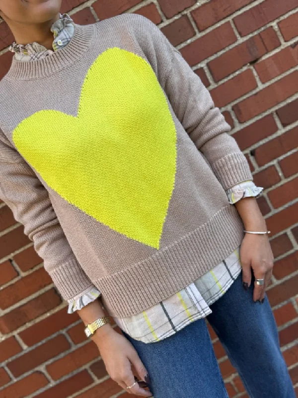 KERRI ROSENTHAL BENTON SWEATER IMPERFECT HEART