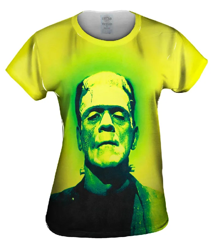 Popart Frankenstein Monster Yellow And Green