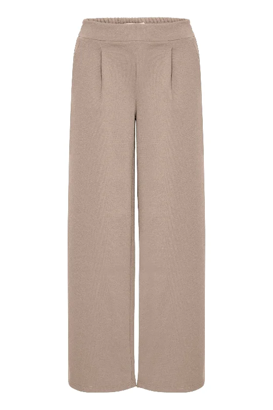 Kate Wide Leg Trousers (Fungi)