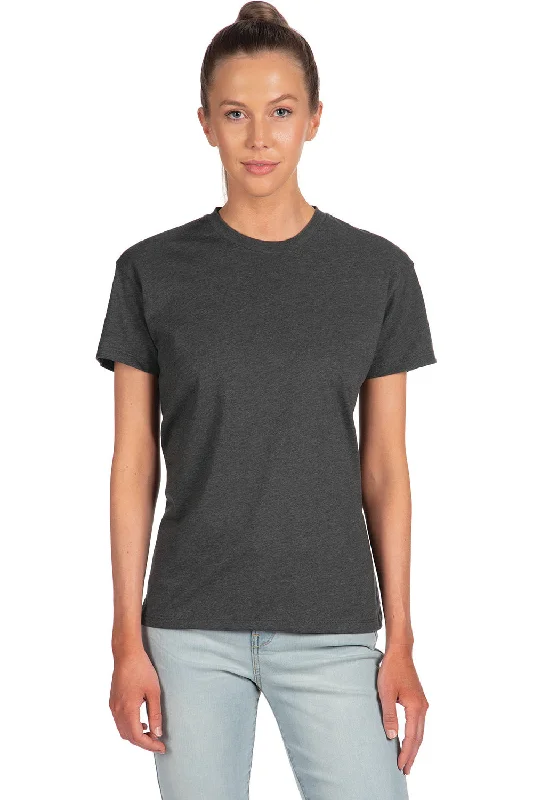 Next Level Womens Relaxed CVC Short Sleeve Crewneck T-Shirt - Charcoal Grey