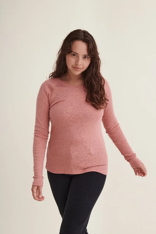 Arense LS Tee - Old Rose