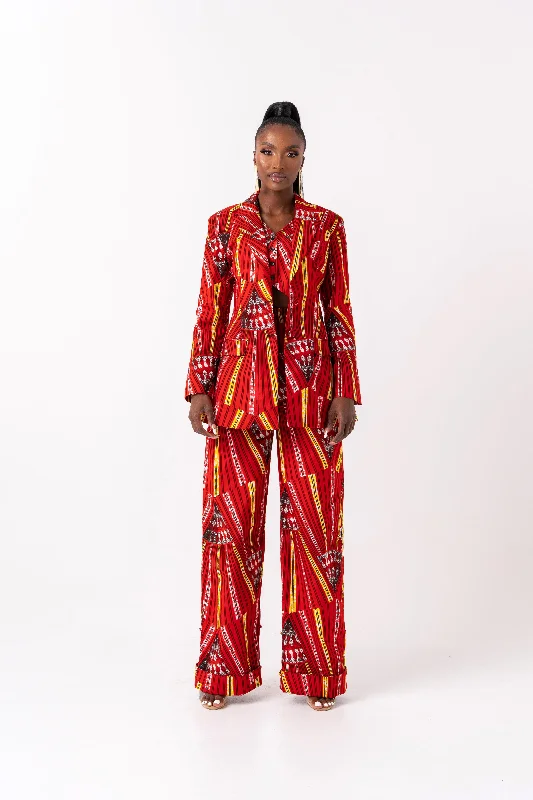 AFE African Print high waist trousers (3 LENGTH)