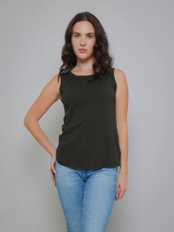 Taurus Sleeveless Tee - Thicket