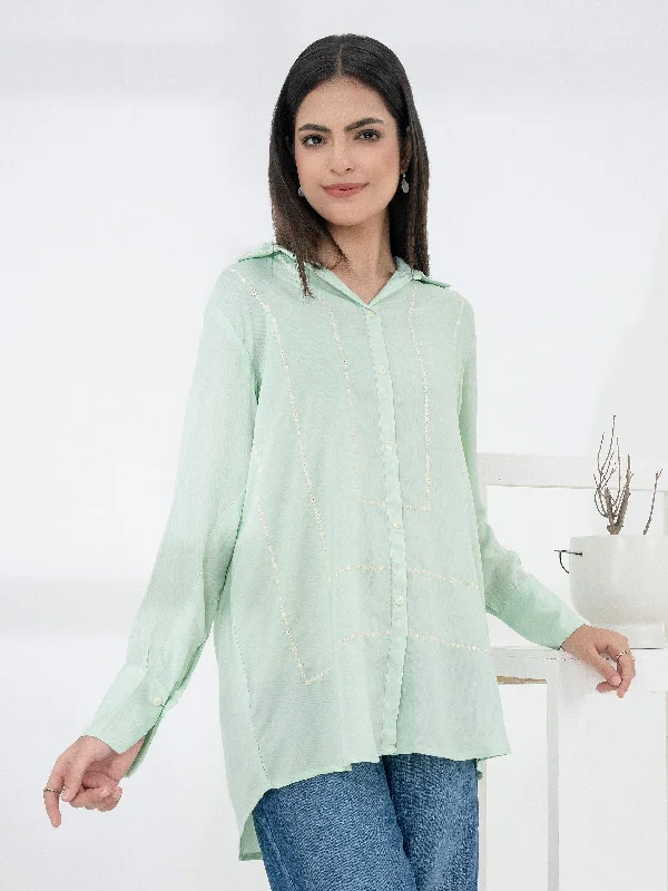 Embroidered Cotton Top