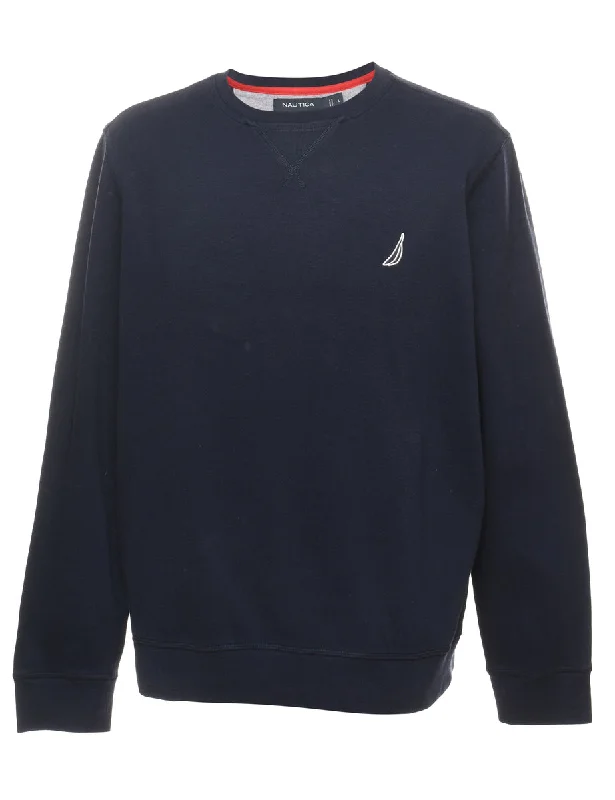 Nautica Plain Sweatshirt - L