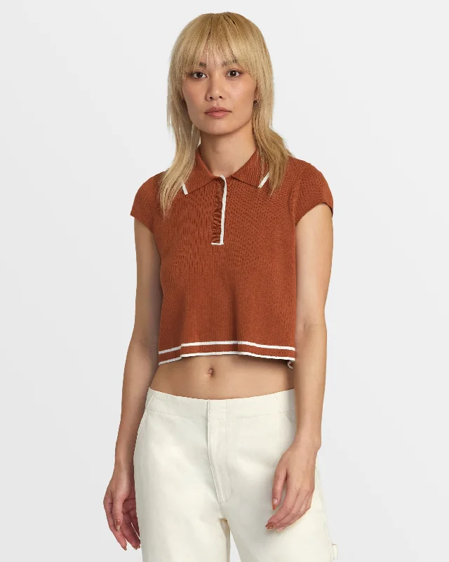 Jules Sweater Top - Mocha Bisque