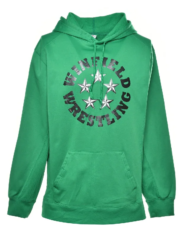 Winfield Wrestling Printed Hoodie - M