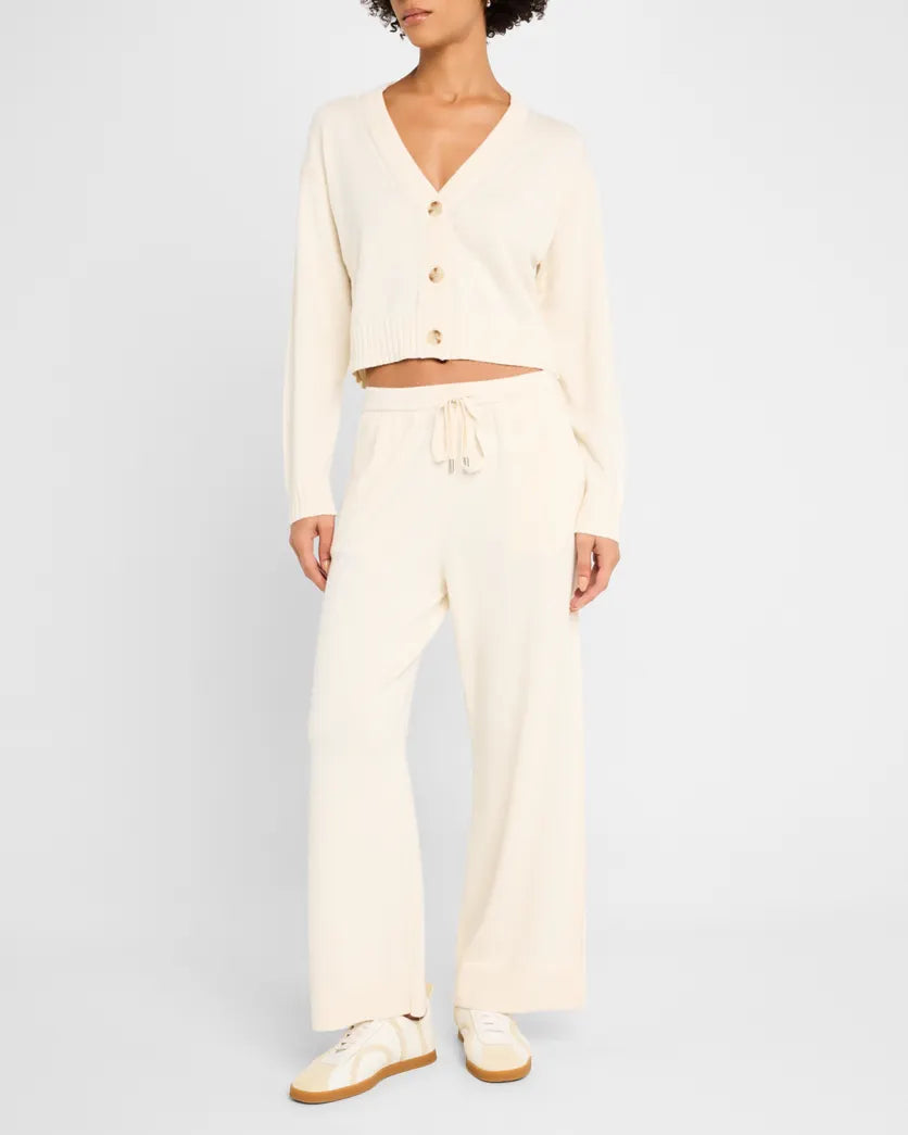 SIMKHAI CASHMERE CROPPED CARDIGAN