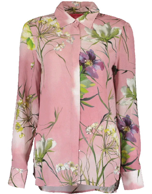 Floral Collared Blouse