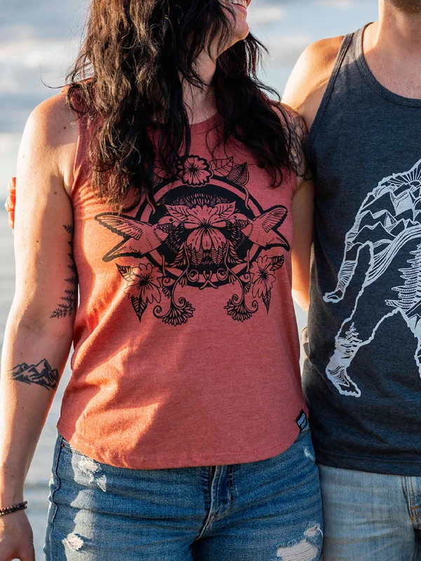 HUMMINGBIRD - Women's Tank - Rust