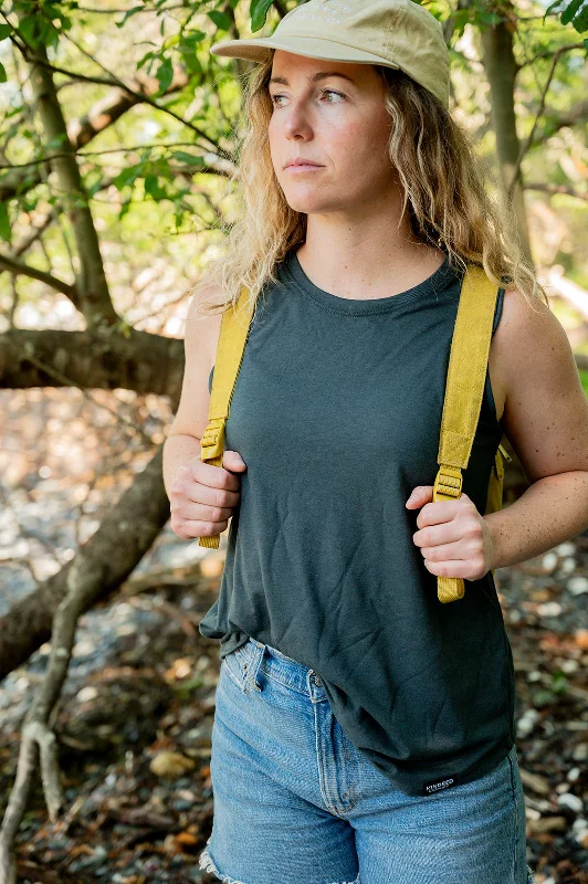 Women's Bamboo Tank - Charcoal Grey