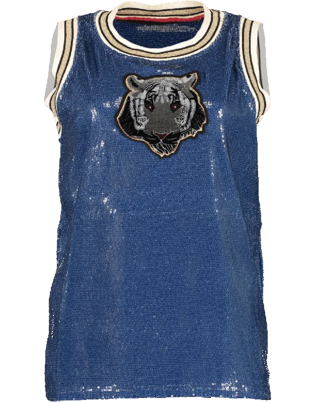 Sequin Tiger Tank