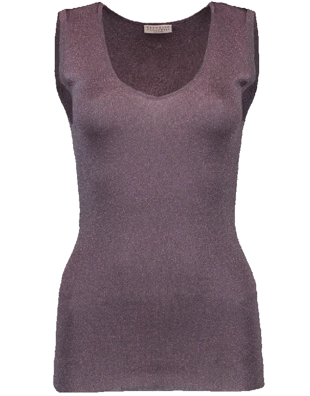 Fitted Lurex Tank