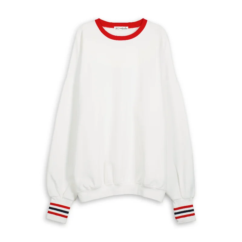 Essentials - Jump Jumper - White & Red