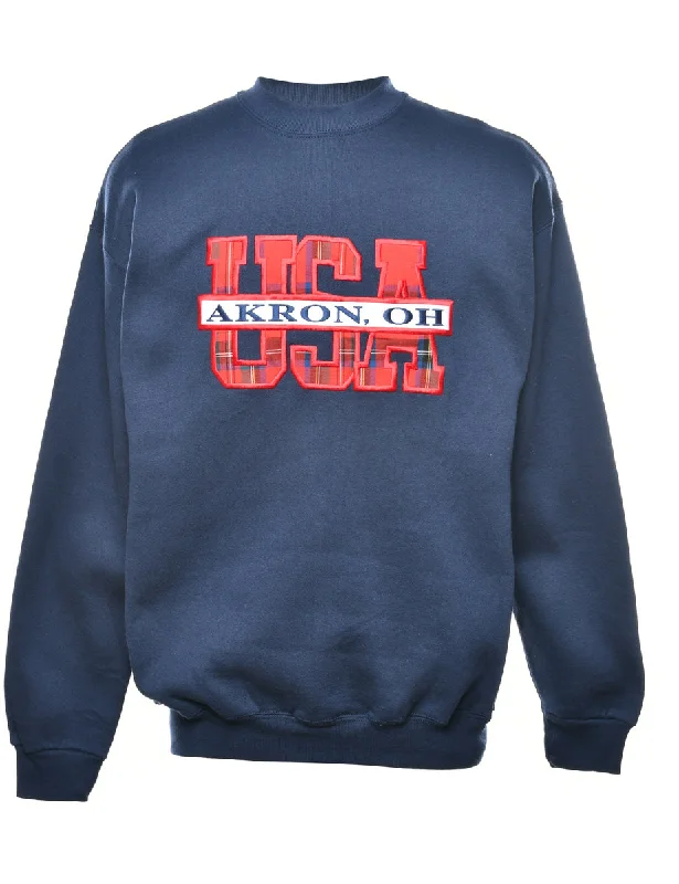 USA Printed Sweatshirt - L