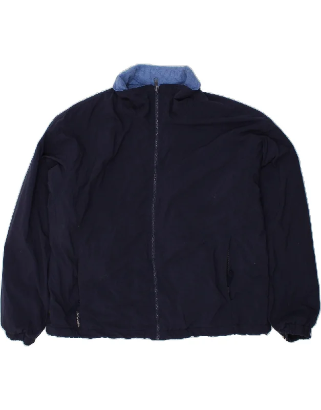 COLUMBIA Womens Windbreaker Jacket UK 18 XL Navy Blue Polyester